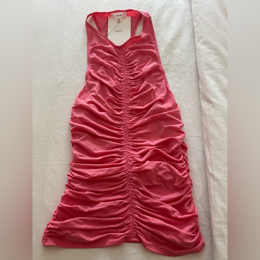 A.L.C. Adley Ruched Tank - Picture 5 of 7